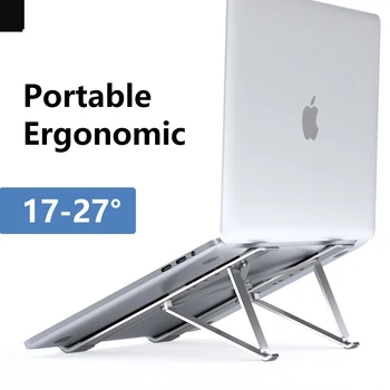 

Adjustable 4 Angle X Style Bracket Folding Aluminum Laptop Stand Notebook Holder Desk For Macbook Pro Air 7-15 Inch Ergonomic