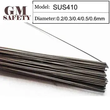 

GM Welding Wire Material SUS410 of 0.2/0.3/0.4/0.5/0.6mm Mold Laser Welding Filler 200pcs /1 Tube GMSUS410
