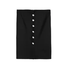 Европейский и американский в длинном разделе однобортный мешок бедра женский сплит шаг высокая Талия Профессиональная юбка