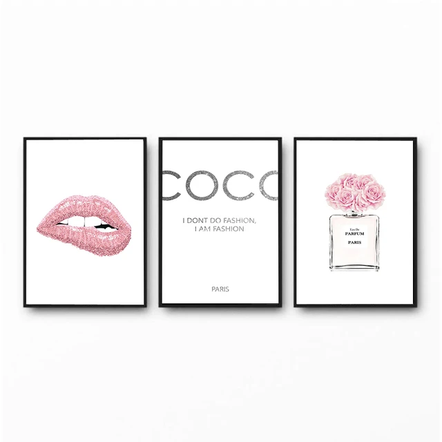 fashion-flower-perfume-pink-lips-poster-and-print-coco-quotes-wall-art-canvas-painting-pictures-for-living-room-home-decoration-aliexpress for Free Printable Fashion Wall Art Fashion Flower Perfume Pink Lips Poster And Print Coco Quotes Wall Art Canvas Painting Pictures For Living Room Home Decoration - AliExpress for Free Printable Fashion Wall Art