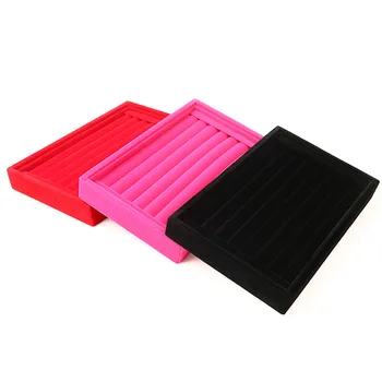 

2pcs Fashion Suede Stud Earrings Ring Jewelry Display Organizer Jewelry Box Case Jewelry Casket Rack for Ring Earring caja