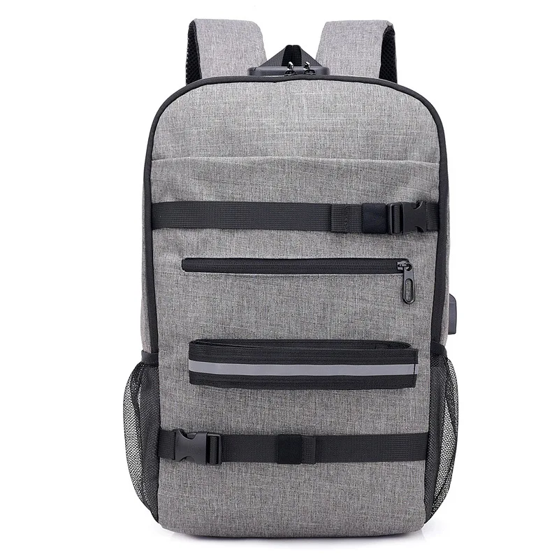 

Computer Backpack Men's Business Backpack Korean-style Lightweight Travel Backpack New Style Backpack Solid Color Micro