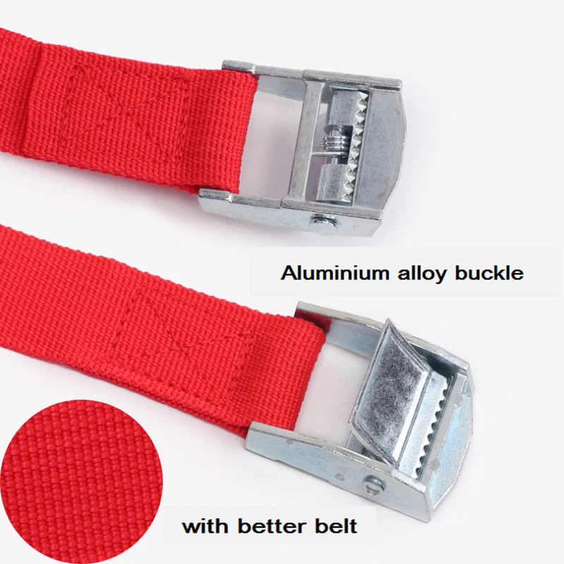 3M Buckle Tie-Down Belt Cargo Straps for Car Truck Motorcycle Bike Tow Rope Ratchet Binding Belt Auto Luggage Cargo Strap