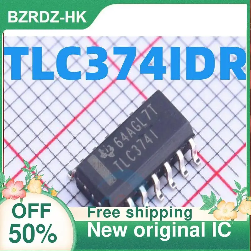 

Новинка, оригинальная интегральная схема, 5 шт., tlc374atv TLC374I SOP14