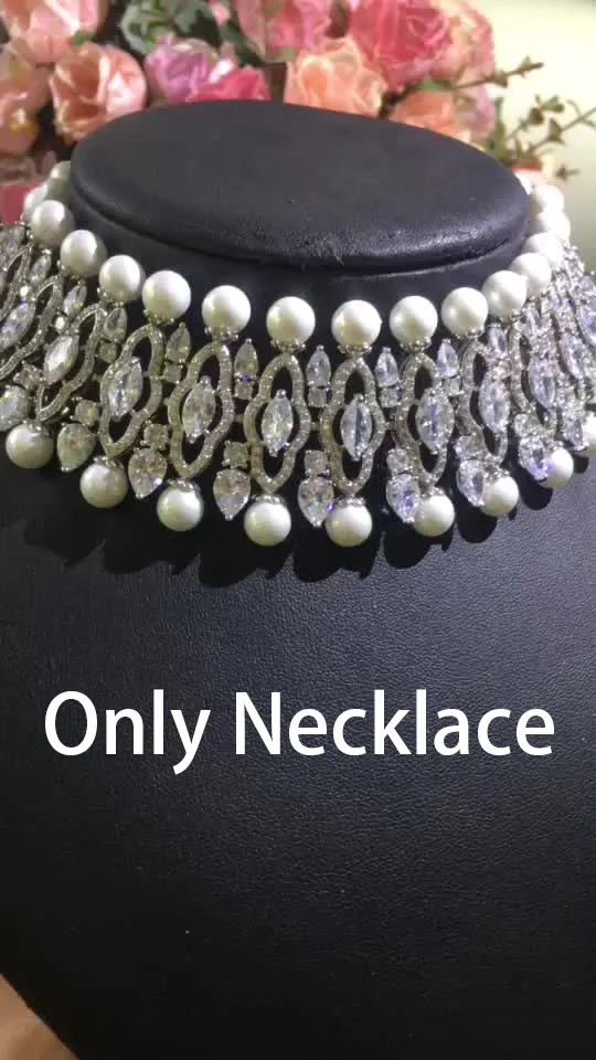 Only white necklace