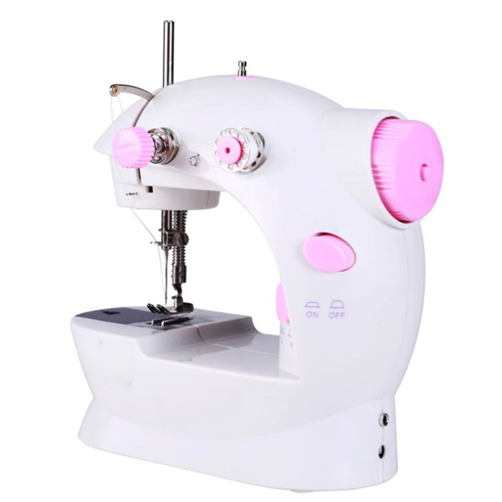 Mini Portable Handheld Sewing Machines Stitch Sew Needlework Cordless Clothes Fabrics Desktop Electrec Sewing Machine Stitch
