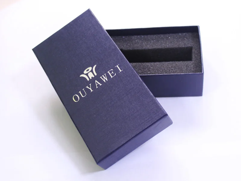 OUYAWEI брендовая коробка для часов бумажный материал Подарочная коробка для часов с подушками