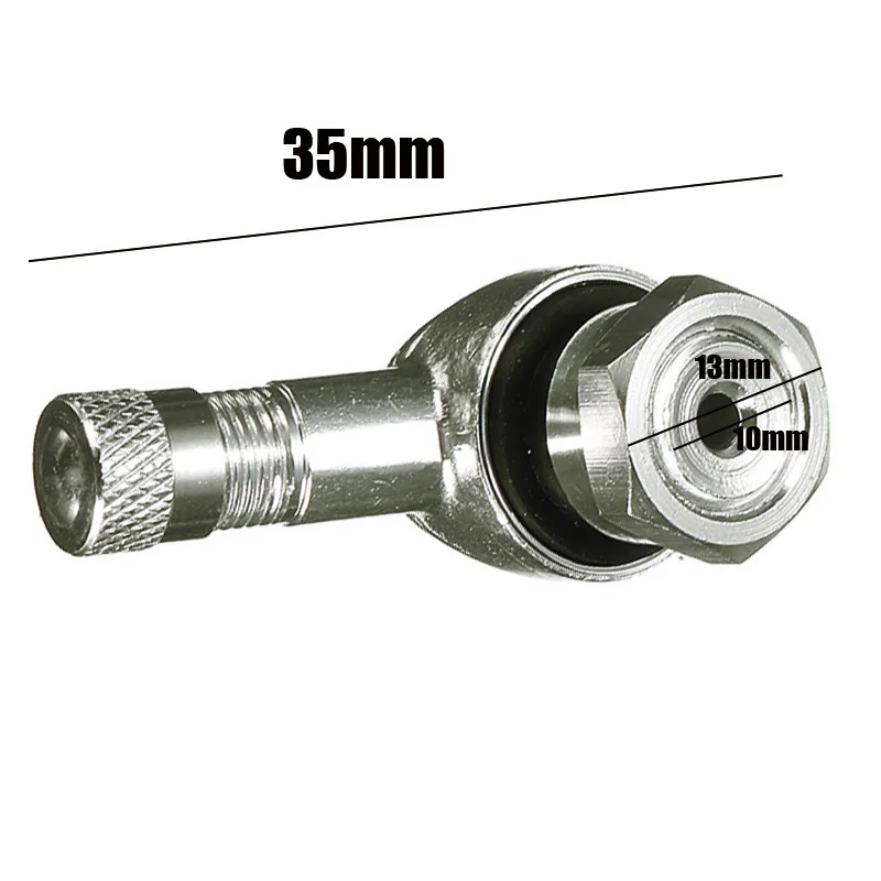 

90° Degree CNC Aluminum Valve Stem Motorcycle 11.3mm / 0.44 Wheel Tire