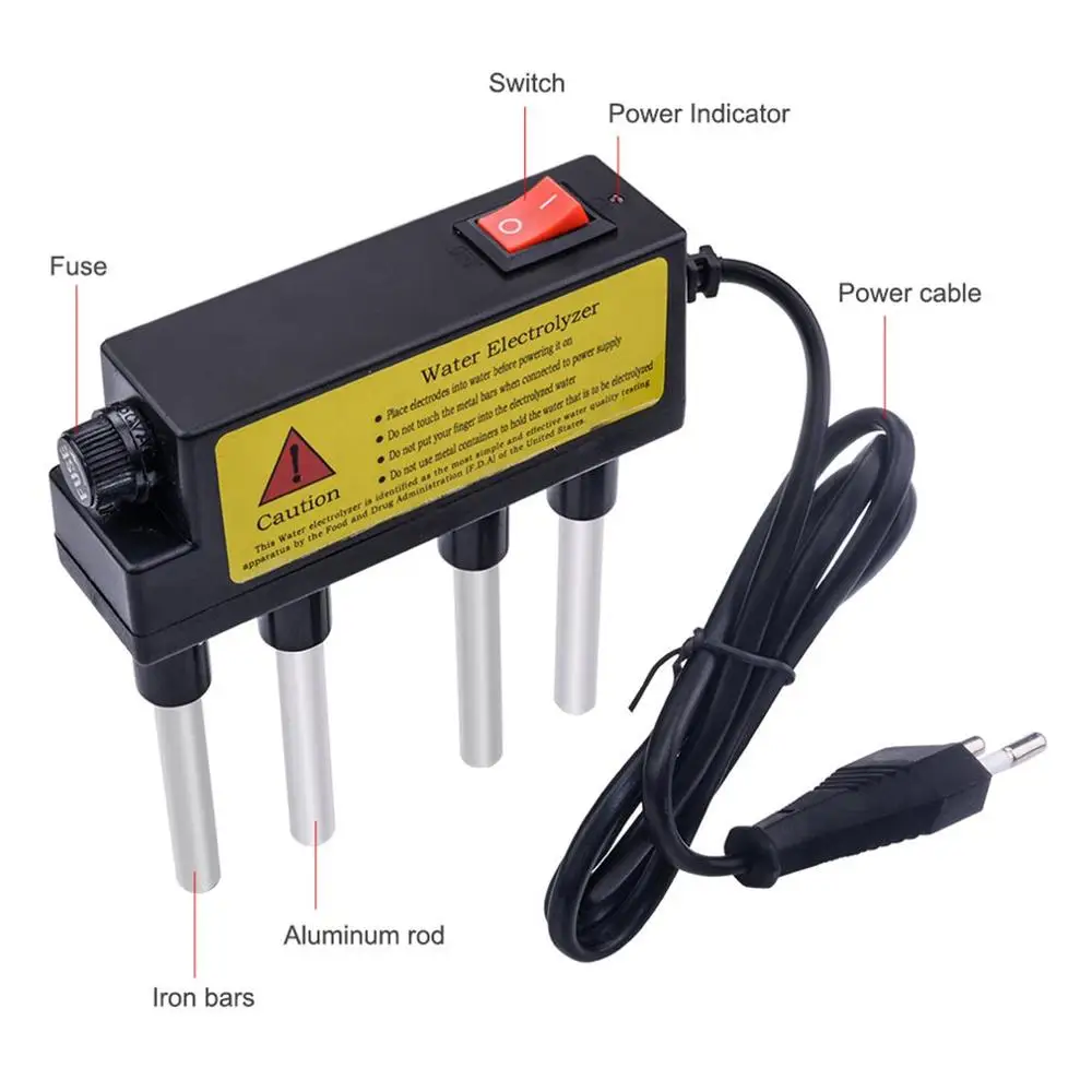 TDS Meter Water Electrolyzer Test Electrolysis Iron Bars Tester Quick Water Quality Monitor Measuring Tools