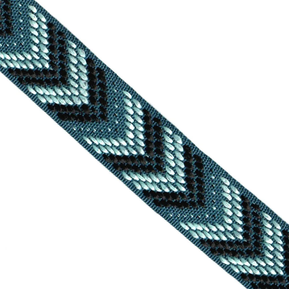 ZERZEEMOOY NEW 7/8'' 24mm 5yard/lots polyester Green Woven Jacquard Ribbon Trims Design For Clothing Straps Accessory