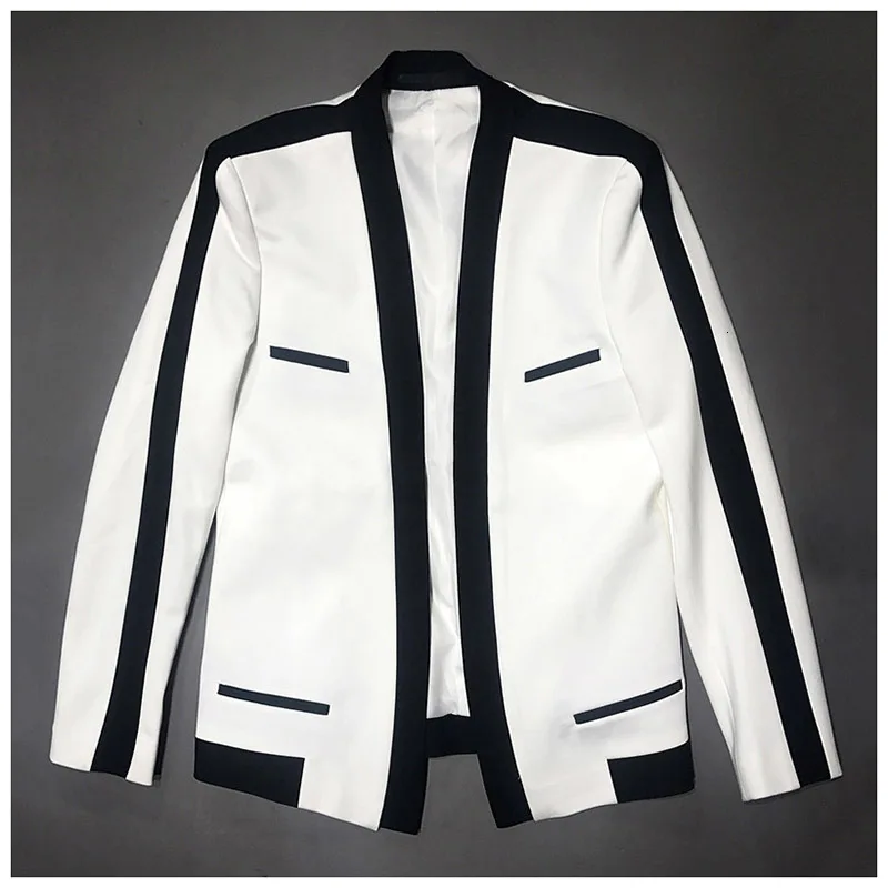 Veste Homme Kostuum капсель делитель Losse Jas Блейзер Masculino Trend Dunne Sectie zelfontpluiing broidegom broiloft Man Pak