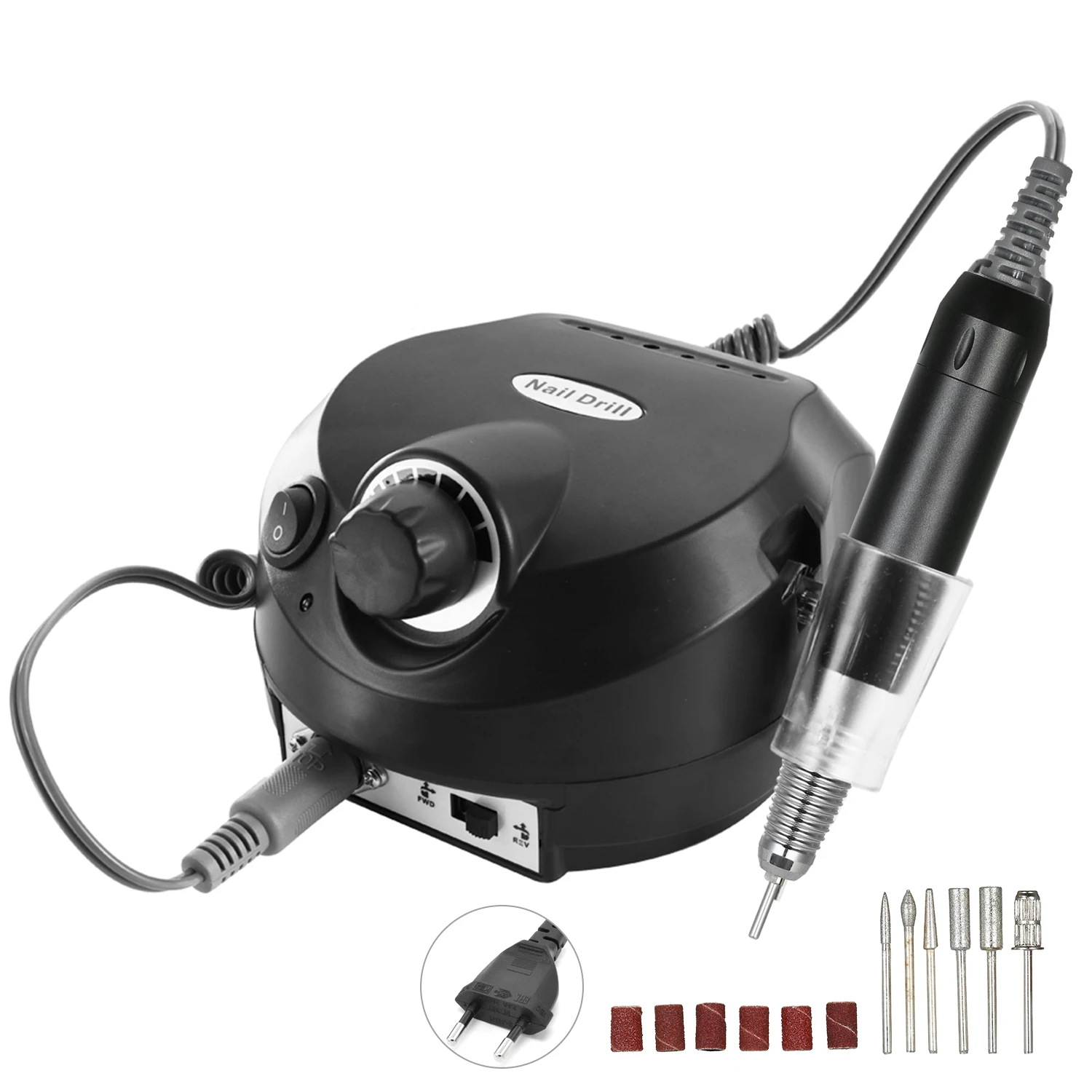 

Professional 30000RPM Electric Nail Drill Machine E-file Electric Nail File Grinder Polisher Kit Manicure Pedicure Drill