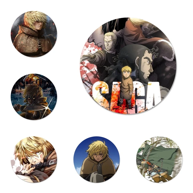 Anime vinland saga 02 figura de ação brinquedo thorfinn einar askeladd  canute acrílico suporte modelo boneca coleção adereços 20cm para o presente