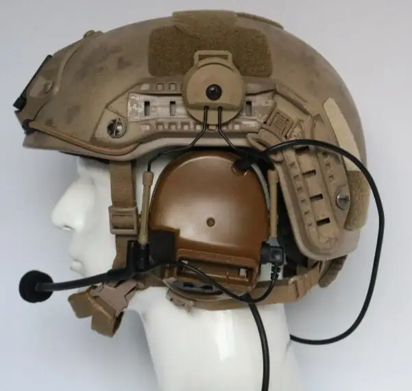 TAC-SKY COMTAC III helmet bracket silicone earmuff version outdoor sports noise reduction pickup military tactical headset CB