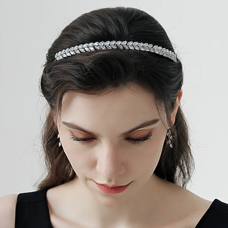 Cubic Zircon Hair Hoop Headbands for Women Hair Accessories Crown Wedding Bridal Jewelry Party Headpiece Gift Miallo hair accessory jewelry accessories hair headdress bridal headwear hair band crown