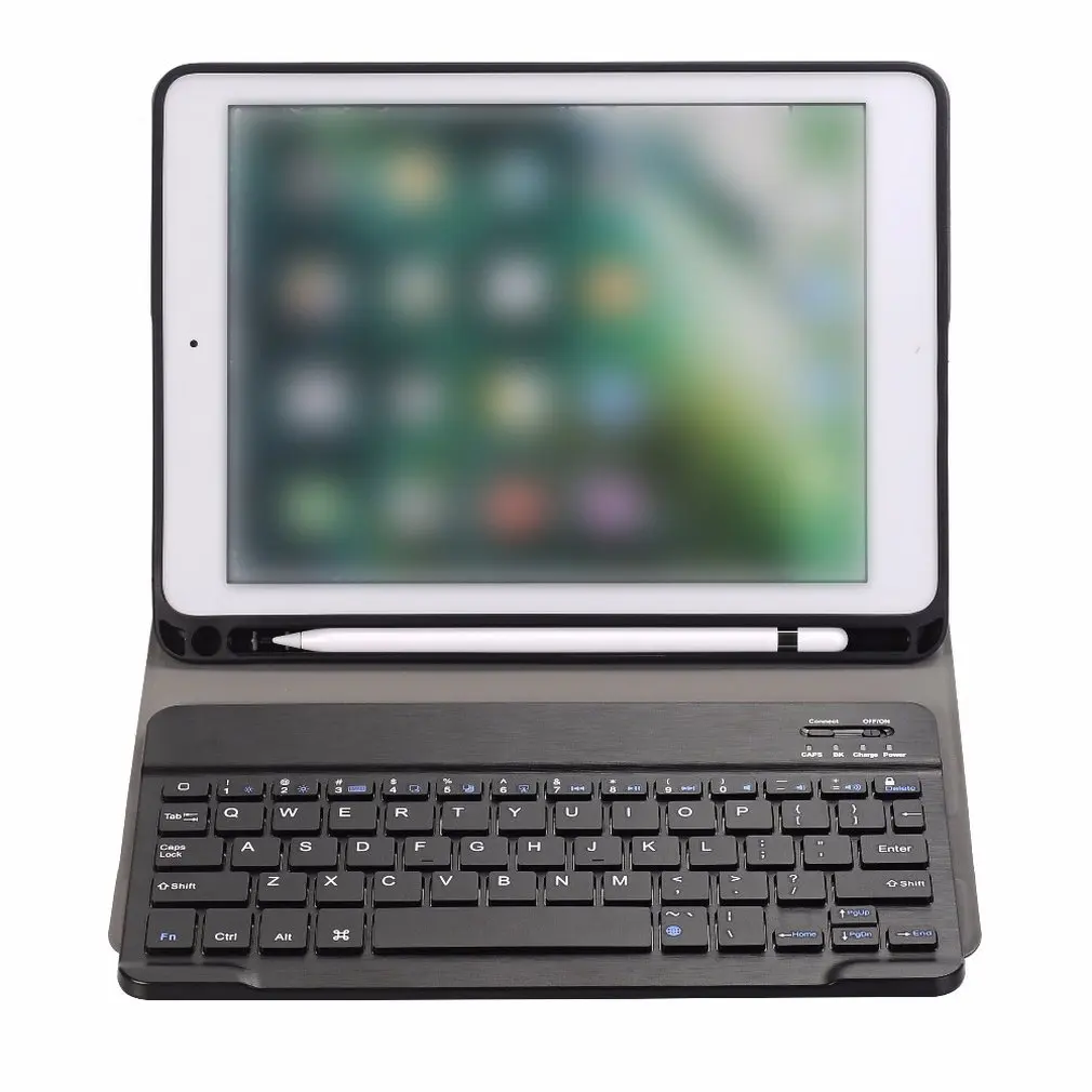

Universal Pen Nest Leather Case Keyboard Detachable Aluminum Alloy Keyboard Holster For Ipad9.7 For Ipad Air 1 2