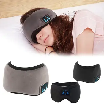 

Sleep Headphone Bluetooth 5.0 Sleepshade Wireless Sleep Eye Mask Earphone Travel Eyeshade With Built-in Speakers Mic Handsfree