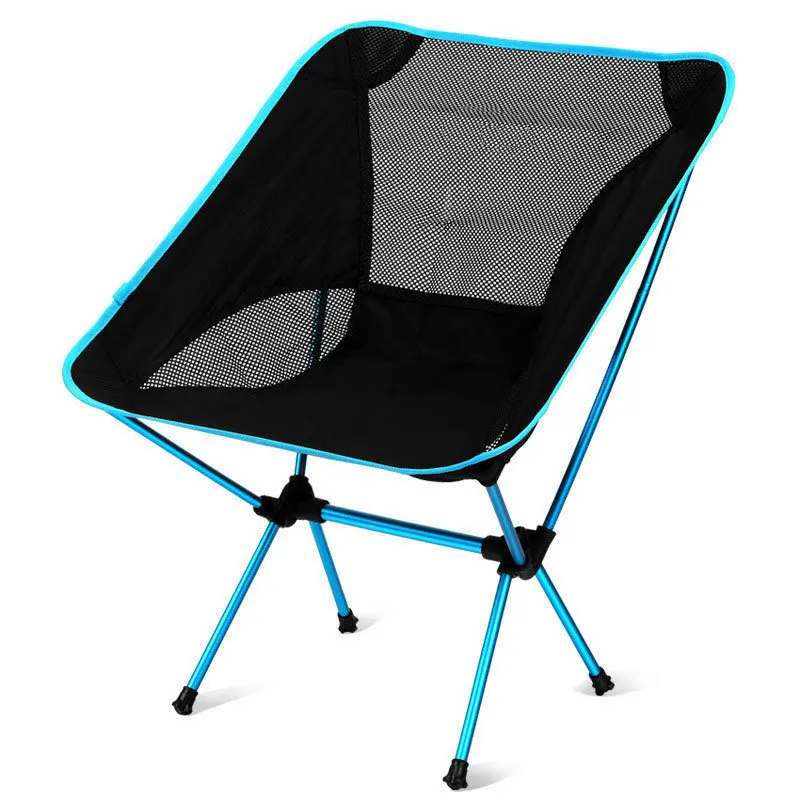 Cross-border Moon Chair Aluminum Ultra-light Camping Fishing Chair Outdoor Barbecue Portable Foldin