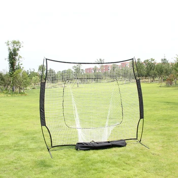 

Baseball Train Net Baseball Practice Rebound Net Train Iron Pipe All-Weather Throwing Pitching Baseball Rebound Mesh Team Sport