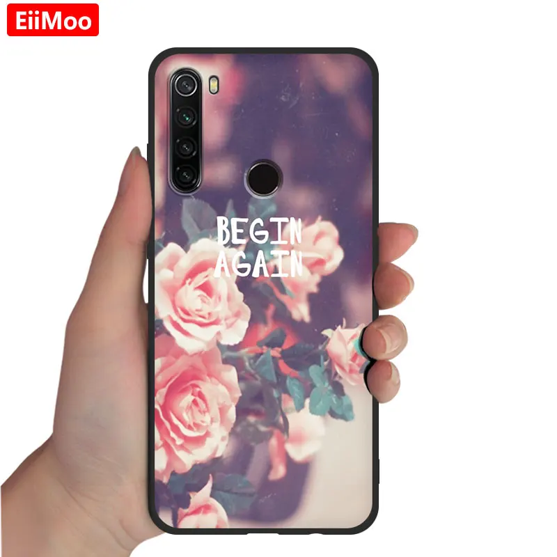 EiiMoo силиконовый чехол для телефона для Xiaomi Redmi Note 8 чехол для Xiaomi Redmi Note8 задняя крышка для Xiomi Redmi Note 8 чехол 64 Гб 128 ГБ - Цвет: 43