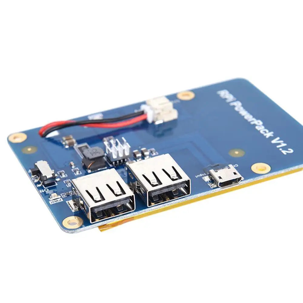 Плата расширения питания литиевой батареи с переключателем для Raspberry Pi 3