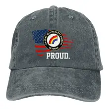 Proud US Army 42-й Ветеран стрелковой дивизии американский флаг Мужская классическая бейсболка папа шляпа регулируемый размер