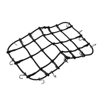 

1/10 Scale RC Rock Crawler Accessory Luggage Roof Rack Net RED for D90 D110 Traxxas TRX-4 Trx4 Rc Car BSIDE