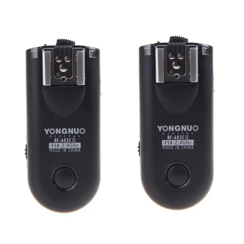 Yongnuo RF-603C II беспроводной дистанционный триггер вспышки C3 для Canon 5D 1D 50D