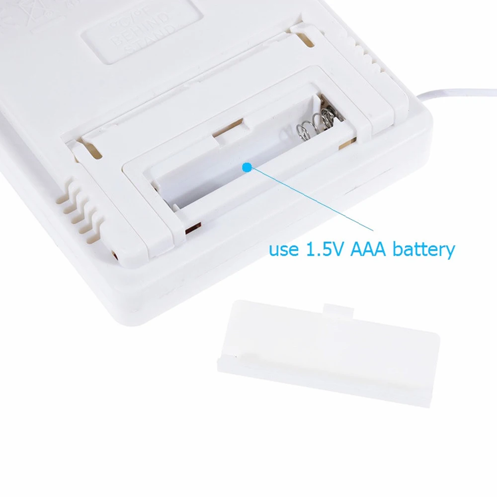 lcd eletrônico digital medidor de umidade temperatura interior multifunções termômetro higrômetro estação meteorológica relógio