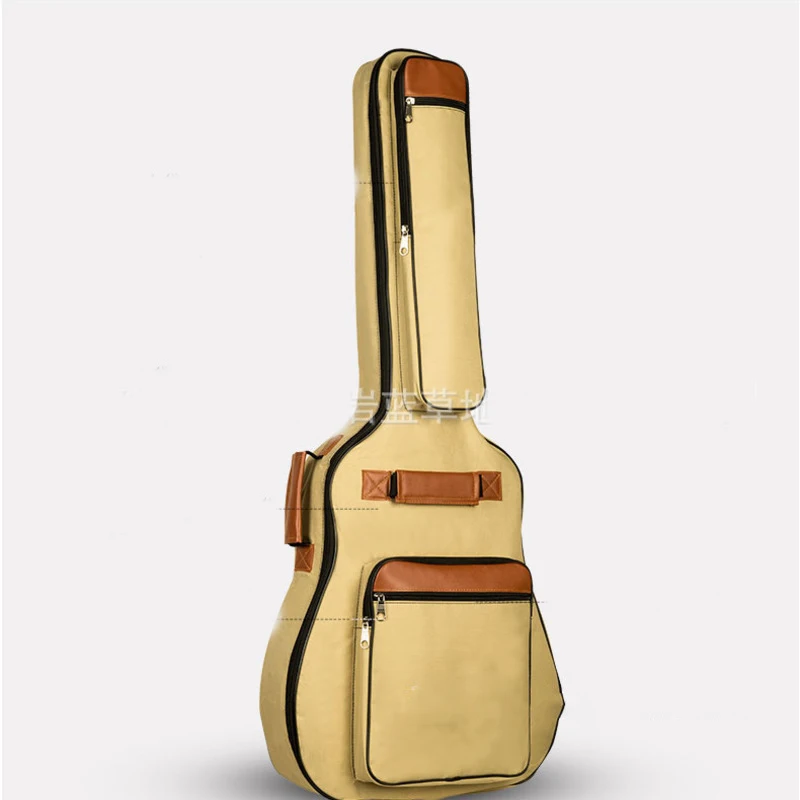 40/41inch Acoustic Guitar Folk Bag Case Waterproof Travel Guitar Backpack Cover 5mm Cotton Padded
