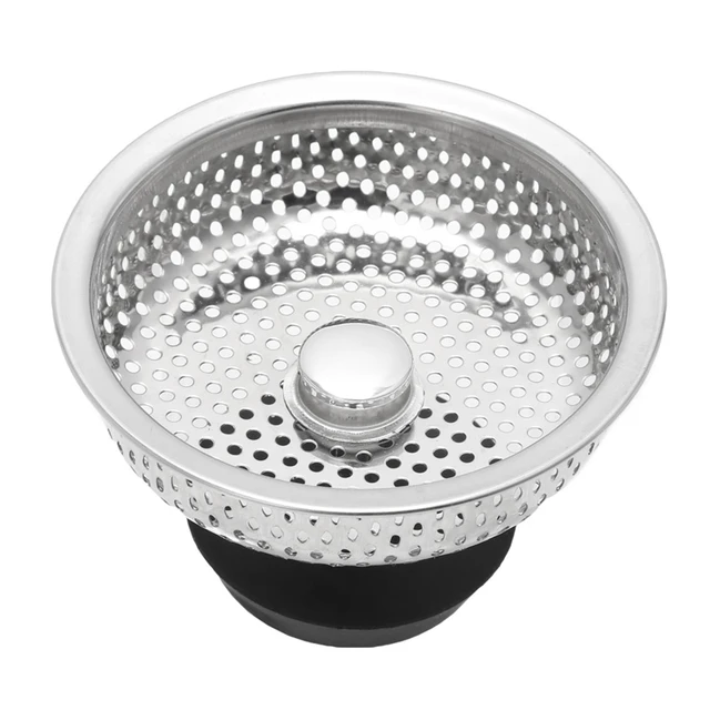 1-5pcs Stainless Steel Kitchen Sink Strainer Stopper Waste Plug Sink Filter Filtre  Lavabo Bathroom Hair Catcher Kitchen Supplies