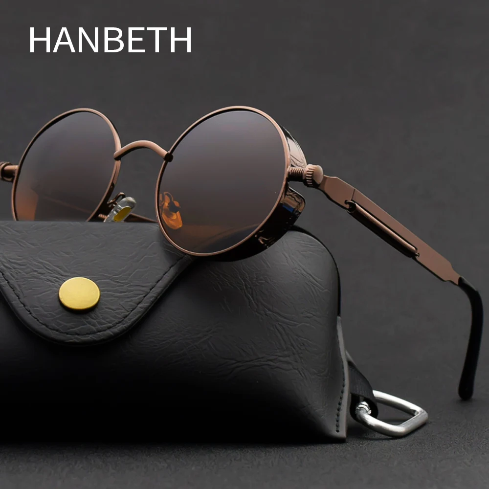 Очки солнцезащитные в готическом стиле с металлической оправой|Мужские очки| |