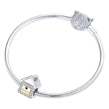 Любовь дом семья навсегда металлические бусины геометрический Шарм талисманы подходят браслет и браслет