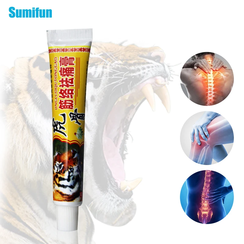 

1Pcs Tiger Rheumatoid Pain Relief Ointment 100% Original Herbal Cream Arthritis Joint Muscle Rub Medical Plaster P1070