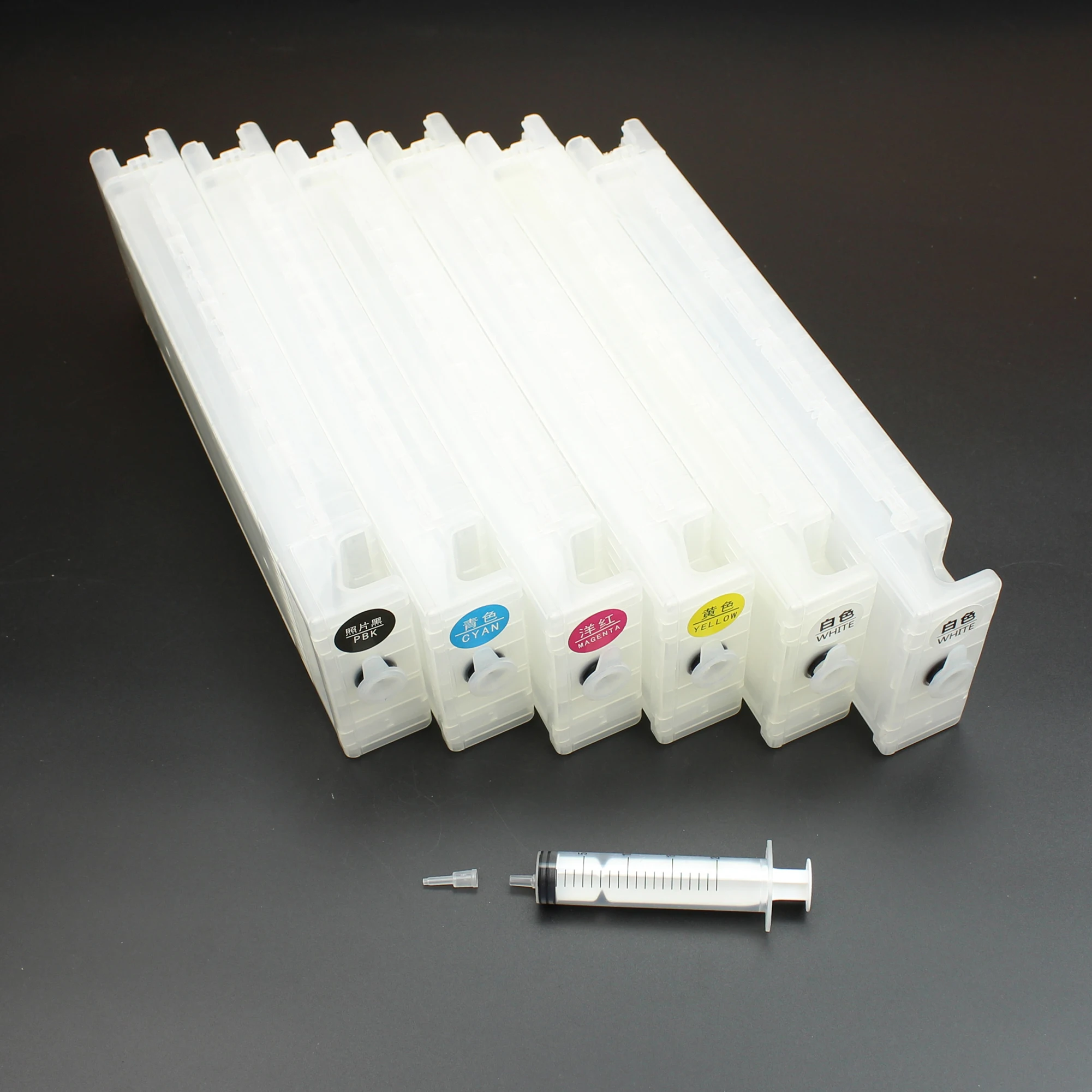 Cartucho de tinta recargable T7251 T725A, para Epson SC F2000 F2100, con  Chip F2000 BK C M Y blanco, blanco|cartridge for epson|chip cartridgechip  epson - AliExpress
