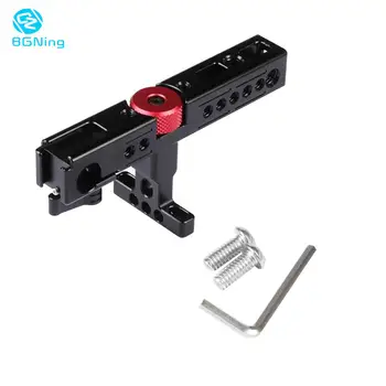 

Quick Release Camera Cage Top Handle Functional Handle Grip Cold Shoe Mount Rod Clamp 1/4" 3/8" Aluminum DSLR Rig Cage Accessory