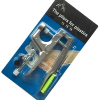 U Shape Fastener Snap Pliers KAM Button + 150 set T5 Plastic Resin Snap Button Press Stud Cloth Button Press Machine Sewing Tool 2