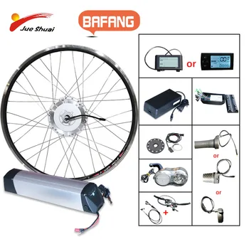 

Bafang 36V 250W 350W 500W electric bicycle conversion kit 10A lithium battery front motor wheel 26inch 700c e bike kit motor