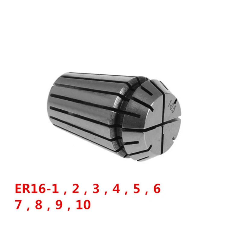 1pcs ER16 1-10MM  1 2 3 4 5 6 7 8 9 10Spring Collet Set For CNC Engraving Machine Lathe Mill Tool
