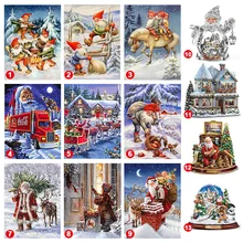 5D DIY алмазная Картина Павлин Рождество алмазная вышивка крестиком алмазная мозаика домашнее украшение с бриллиантами подарок