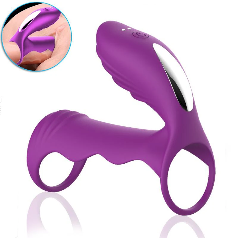 Thicken Penis Cock Ring Delay Ejaculation Couple Sex Toy Dick Women Clitoris Stimulator | Красота и здоровье