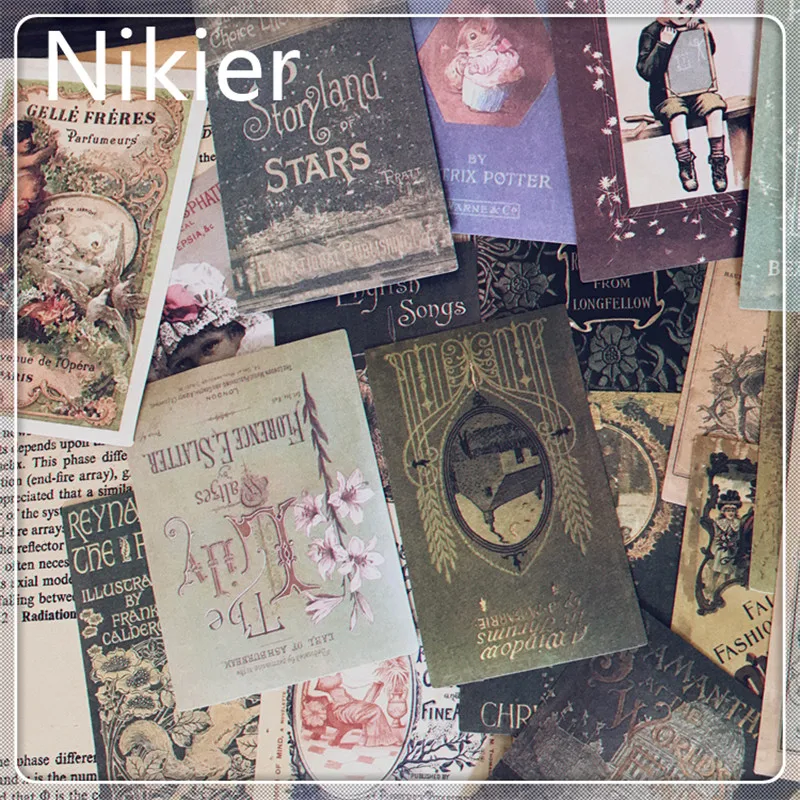 24 шт./набор винтажная Обложка для газет и старой книги материал фона дневник