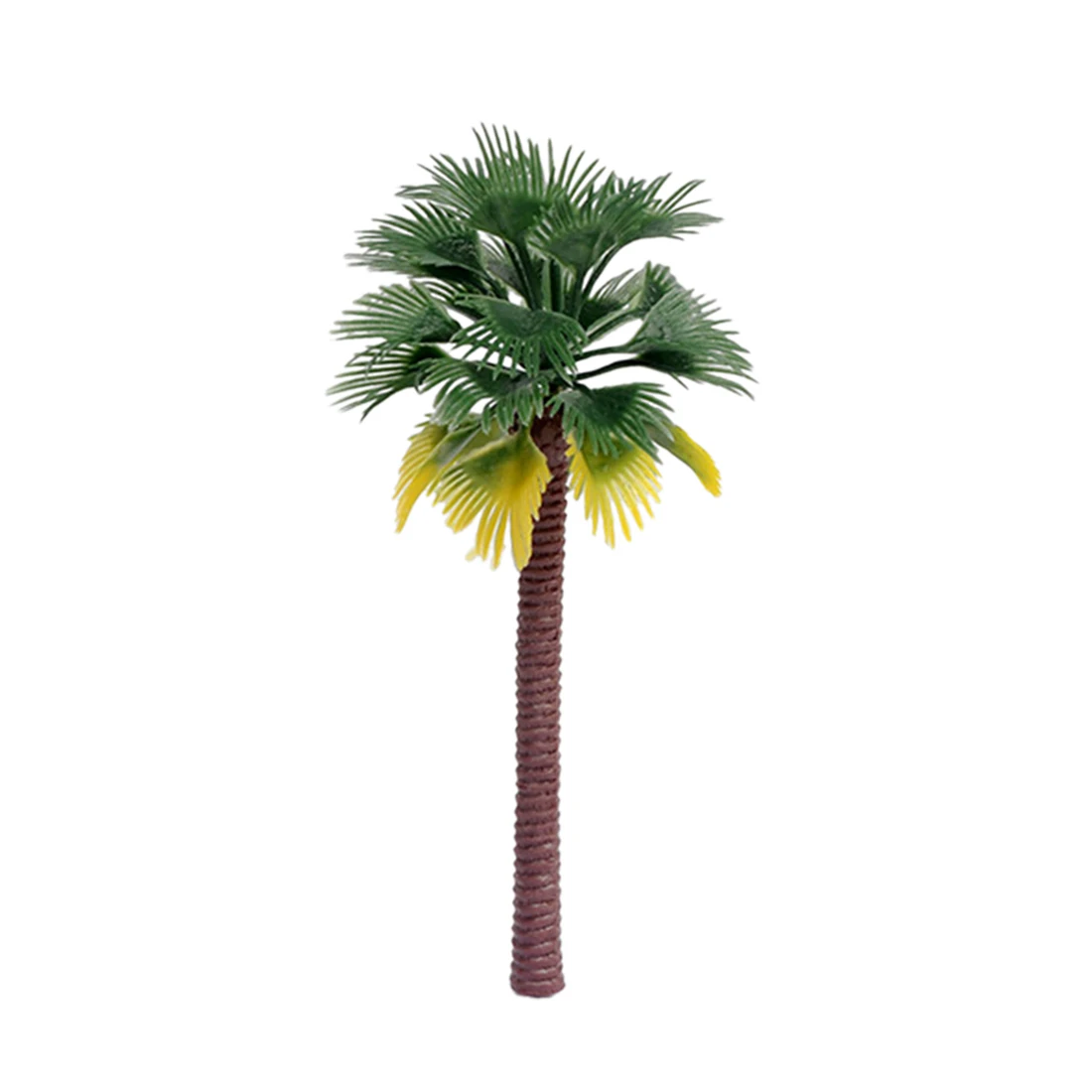 6 шт./лот 12 см пластиковые кокосовые пальмы поезд железнодорожная архитектура диорама Дерево Модель для DIY песок Tanble