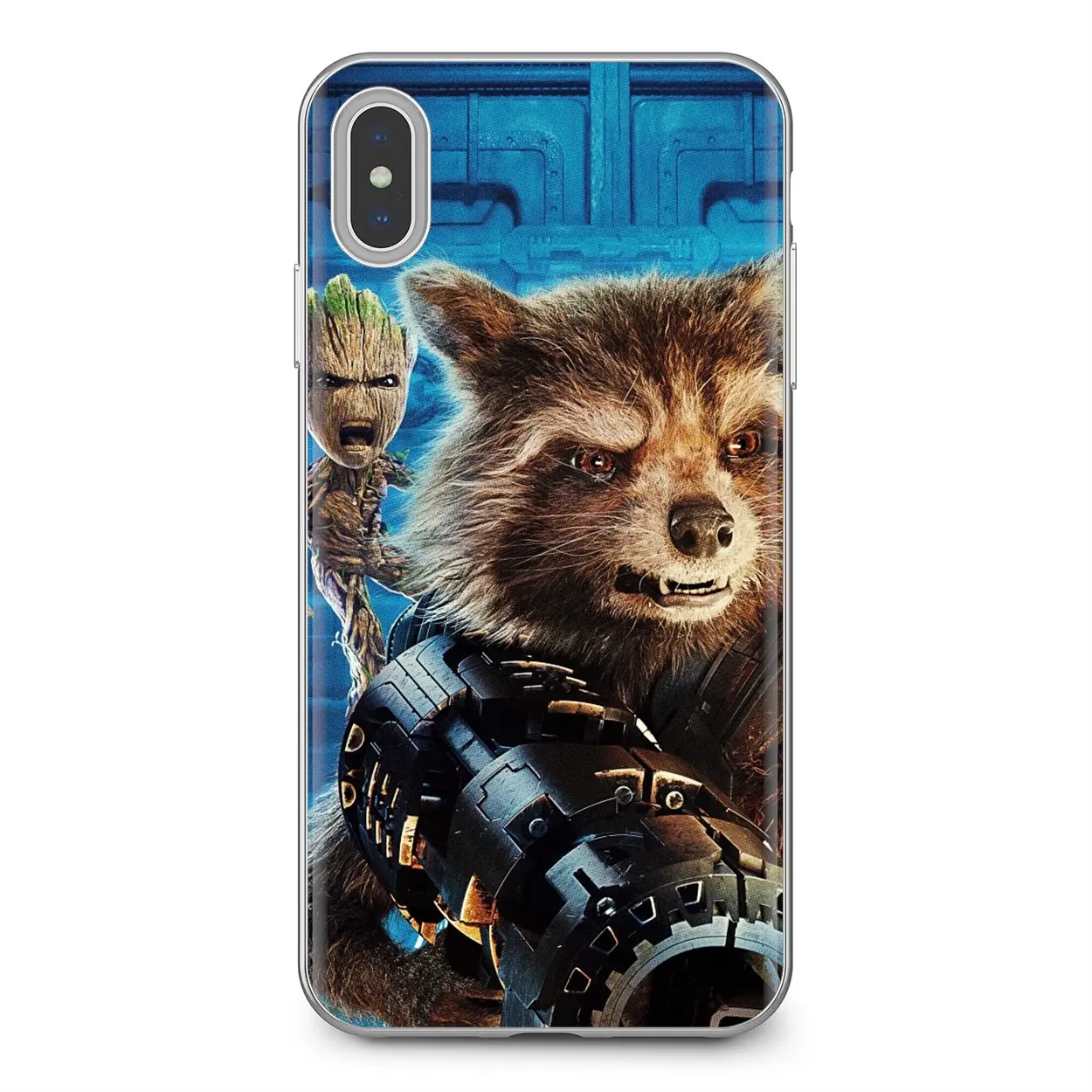 Мягкий чехол Guardian Rocket Raccoon Groot Treeman для Samsung Galaxy A10 A30 A40 A50 A60 A70 S6 Active Note 10 Plus Edge