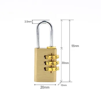 

Pure copper password padlock