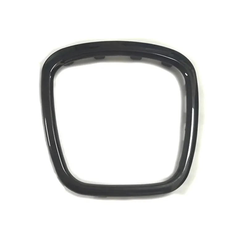 Black Для A3 8P S3 A4 B6 B7 B8 A5 A6 C6 Q7 Q5 обшивка рулевого колеса эмблема крышка значок рамка abs хром - Название цвета: Black