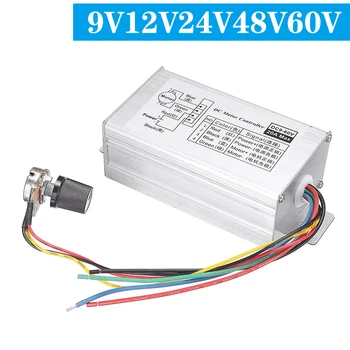 

DC 20A 9-60V 25KHZ Motor Speed Controller Reversible PWM Control Forward/Reverse Switch Motor Speed Regulating Switch