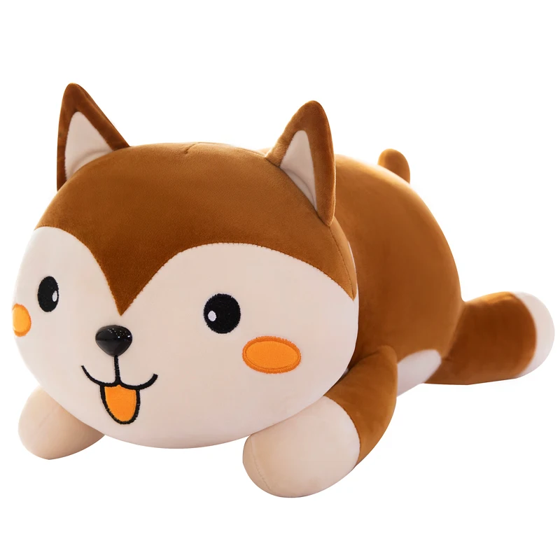 

Hot 1PC 55-95CM New Large Husky Plush Toy Cute Soft Dog Stuffed Doll Kid Toy Sleeping Pillow Girlfriend Child Birthday Gift