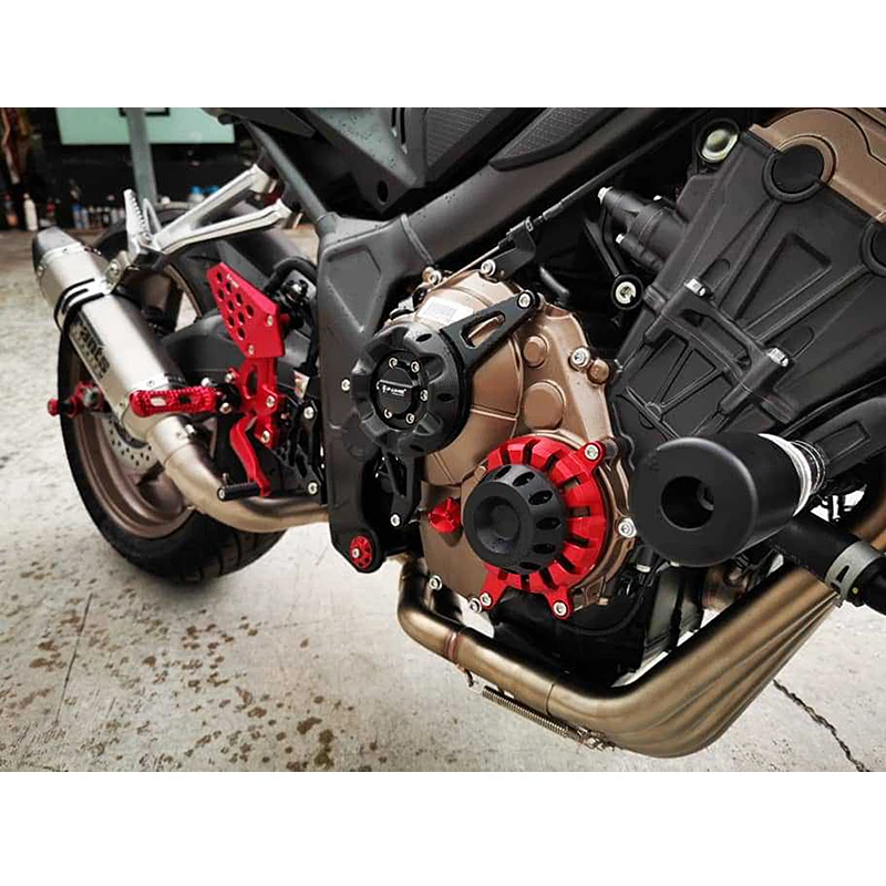 CB 650R CBR 650 R Motorcycle Parts CNC Engine Guards Decoration Shaft Protective Cover For Honda 2019 2020 2021 CB650R CBR650R  (13)