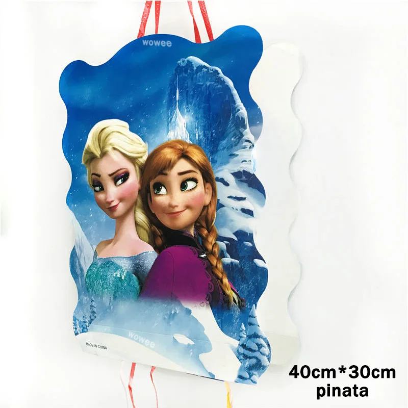 40 30cm Pinata 24 шт./компл. Замороженные disney вечерние поставки бумажные Формы для кексов и стразов для дня рождения украшения детского дня рождения для маленьких девочек - Цвет: 40 30cm Pinata